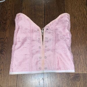 Custom Louis Vuitton corset